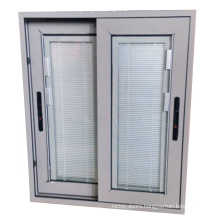 Special design vertical louver window with manual control